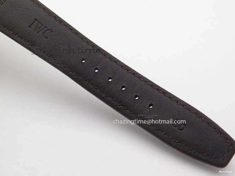 MIROTIME 0706 MoistureWicking Portuguese Real PR IW500704 ZF 1:1 Best Edition On Brown Leather Strap A52010 V 7311
